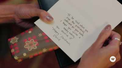 "To be used when you sign - Jolly Good Christmas