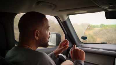 To being in this car, - Welcome to Earth