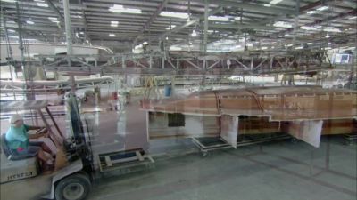 To build the boat's deck, - How It's Made