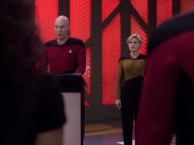 "To Capt Jean-Luc Picard,
stardate 41148..." - Star Trek: The Next Generation