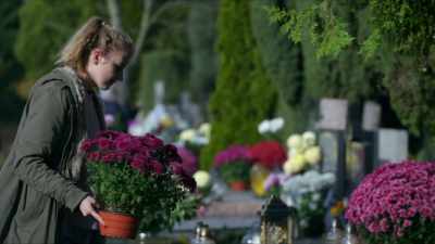 To clean the graves, to put the flowers, - Europe From Above
