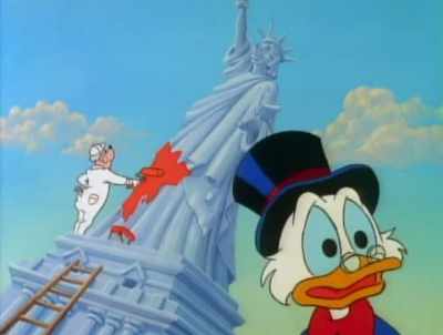 "To ensure the arrow
miss its mark, - DuckTales