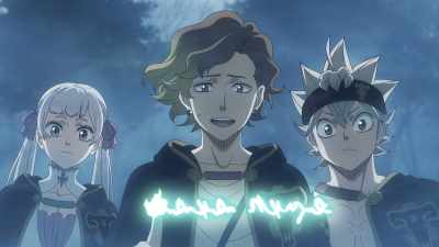 To enter, you have to spell out
a secret password with your magic… - Black Clover: Sword of the Wizard King