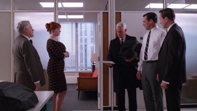"To my fellow partners." - Mad Men