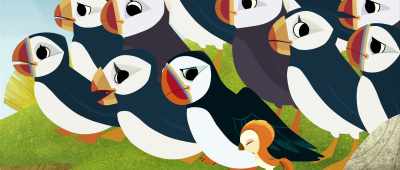 To get ready,
we'll need to dig more
burrows and twice as deep - Puffin Rock and the New Friends