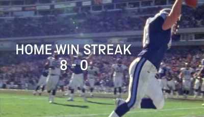 To get through
the regular season undefeated at home... - Untold: The Murder of Air McNair