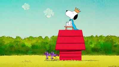 To his greatness, King Snoopy. - The Snoopy Show