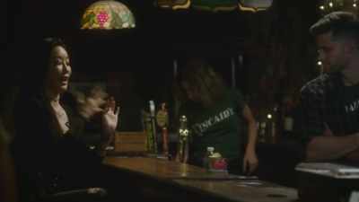 To intimidate the hell
outta every guy in here - Dirty Sexy Saint