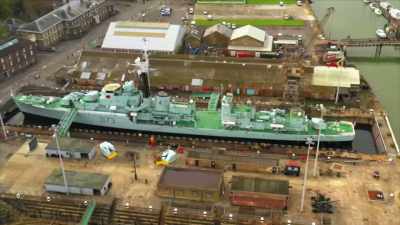 To keep a fleet as big as the British Navy at sea - The Buildings That Fought Hitler