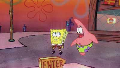 To know that they
got up that morning - SpongeBob DocuPants