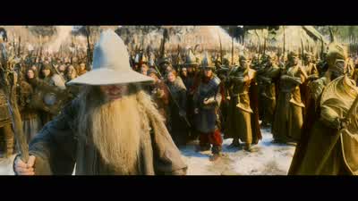 To leave, or I'll water... - The Hobbit: The Battle of the Five Armies