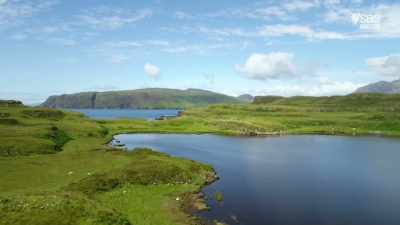 To most visitors,
it looks remote and lonely, - Scotland from the Sky