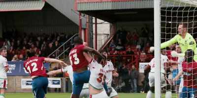 To punch it away, - Welcome to Wrexham