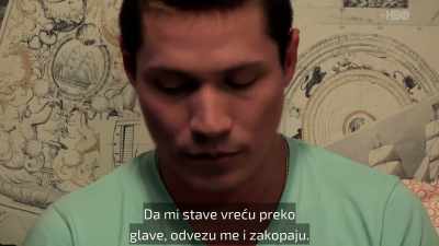 To put a bag on my head,
drive off, and bury me. - Welcome to Chechnya