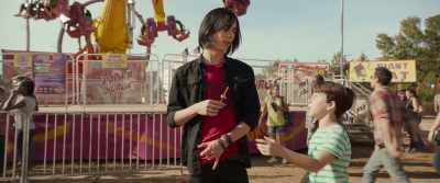 To ride the "Alien Abduction." - Diary of a Wimpy Kid: The Long Haul