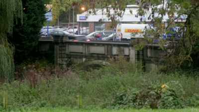 To my right hand side is the A217 Old Brighton road. - The Buildings That Fought Hitler
