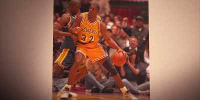 To see him back on that court, not just
playing, but playing really well… - They Call Me Magic