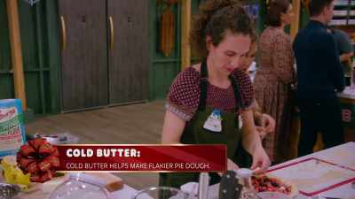 To see if they actually put
that cold butter, you know, - Baking It