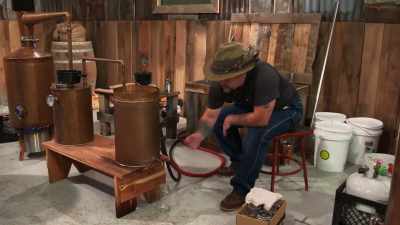   ...To see whose
  backwoods innovation... - Moonshiners: Master Distiller