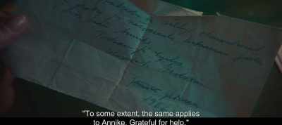"To some extent, the same applies
to Annike. Grateful for help." - The Most Beautiful Boy in the World