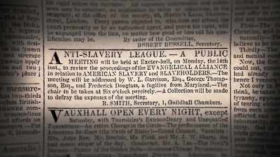 To spread the word
about emancipation. - Abraham Lincoln