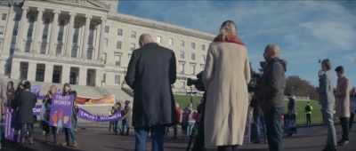 To Stormont now,
where MLAs will vote today - Three Families