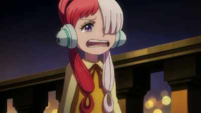To study singing and
to be away from you guys... - One Piece Film Red