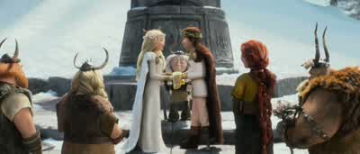 To the chief and chieftess! - How to Train Your Dragon: The Hidden World