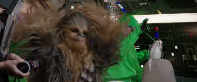 To the creature effects. - The Director and the Jedi