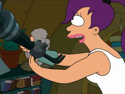 To the flying machine - Futurama