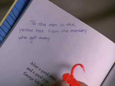 "To the man in the yellow hat. - The Pretender