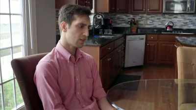 ..to the side, towards the door, - Louis Theroux: The Night in Question