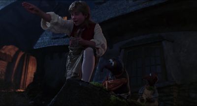 To the southeast - Muppet Treasure Island