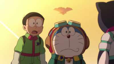 To think about it,
I haven't laughed in a long time. - Doraemon the Movie: Nobita's Sky Utopia