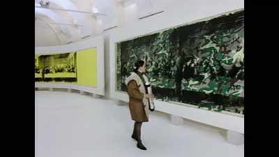 To use camouflage,
which is war, - The Andy Warhol Diaries