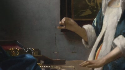 To weigh and to judge
are parallel themes - Vermeer: The Greatest Exhibition