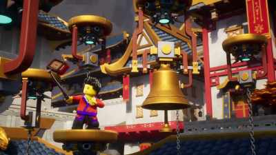 To win, you gotta be the first
to ring the bell! - LEGO Ninjago: Dragons Rising