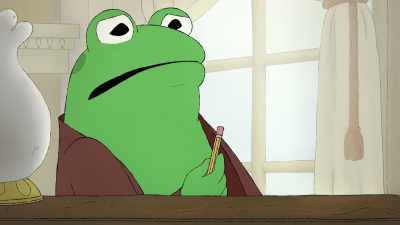 Toad's first letter must be just right. - Frog and Toad