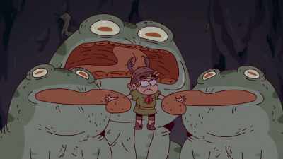 [toads slurping]
[grunting] - ThunderCats Roar