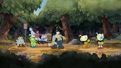 -[toaster dings]
-[screaming] - The Cuphead Show!