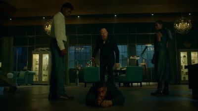         [Tobias laughing] - Black Lightning