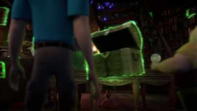 [Toby] Ah! There's flying books. - Wizards: Tales of Arcadia