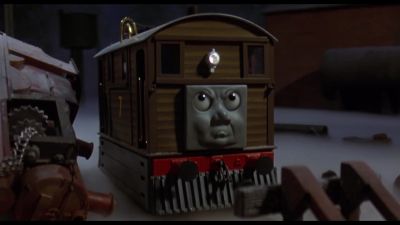 TOBY I've got to delay him I've got to distract him Hmm - Thomas and the Magic Railroad