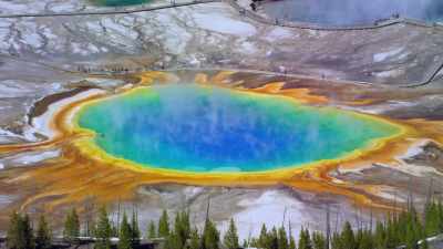 Today, about 4 million people
visit Yellowstone each year. - Yellowstone: One-Fifty