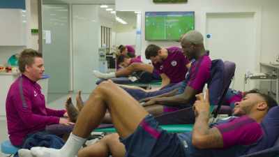 Today is after-match, then pre-match.
It's so strange today - All or Nothing: Manchester City