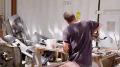 Today, Avery's son, Shafin,
is helping out - Rust Valley Restorers