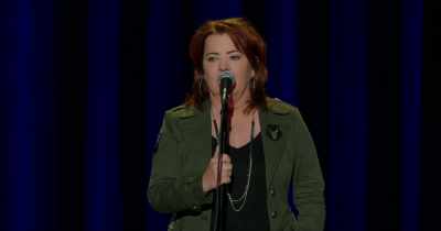 Today, Dad's on my side
about not getting attacked. - Kathleen Madigan: Hunting Bigfoot