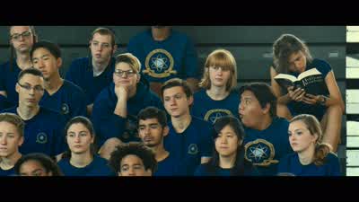 Today my good friend your gym teacherwill conduct the Captain America Fitness ChallengeThank you CaptainPretty sure he's a war criminal but I have to show these videosIt's required by the state Let's do it - Spider Man: Homecoming
