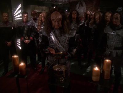 Today we honour our brother, Martok, - Star Trek: Deep Space Nine