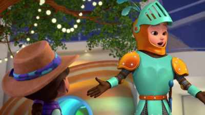 Today,
I am officially retiring from knighthood. - Ridley Jones